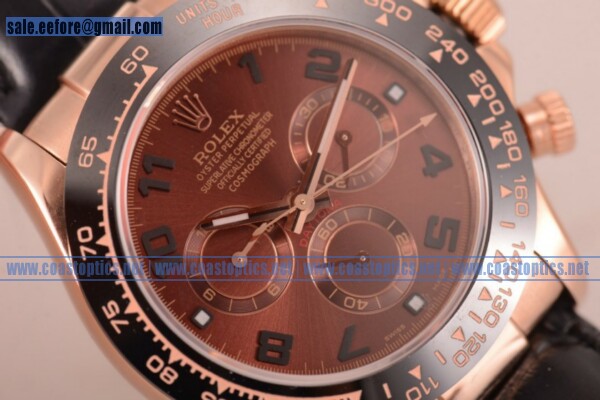 Best Replica Rolex Daytona II Watch Rose Gold 116515LN (BP)