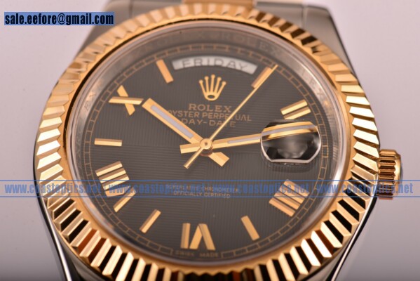 Rolex Day-Date Replica Watch Two Tone 118100 blkrp