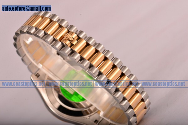 Rolex Day-Date Replica Watch Two Tone 118100 blkrp
