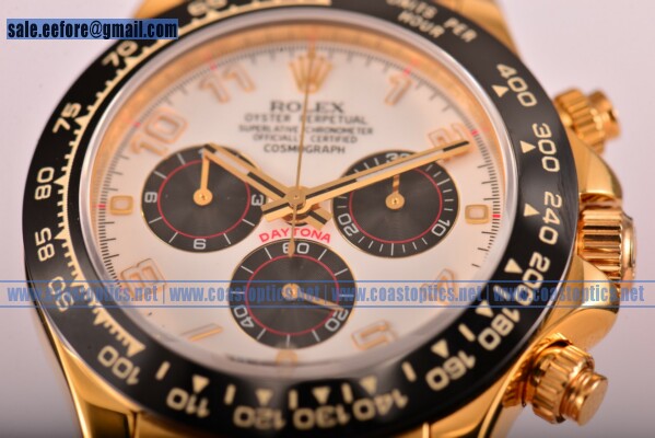 Perfect Replica Rolex Daytona Chrono Watch Yellow Gold 116515 LNwa (BP) - Click Image to Close