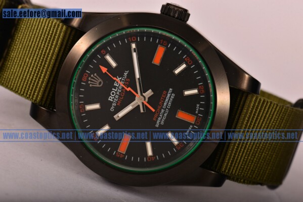 Replica Rolex Milgauss Watch Steel 116400 GV