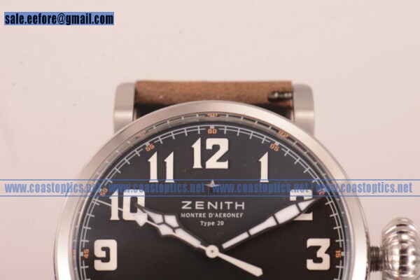 Perfect Replica Zeinth Pilot Type 20 Extra Special Watch Steel - Click Image to Close